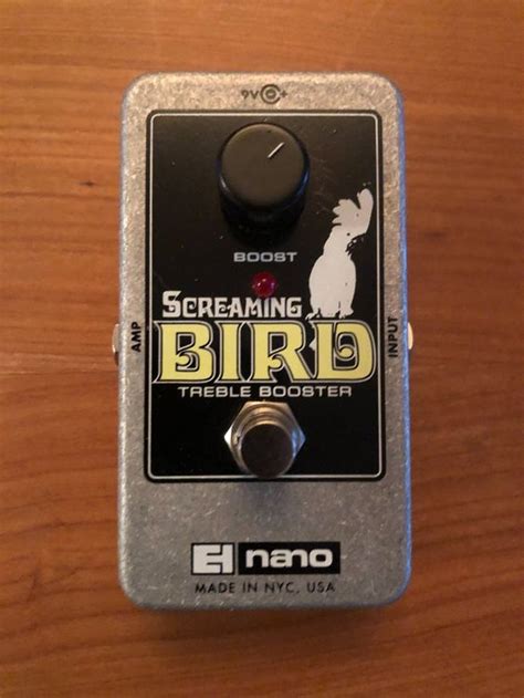 electro harmonix screaming bird vintage box|70s EHX Screaming Bird .